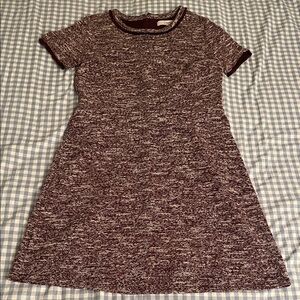 LOFT Purple tweed dress